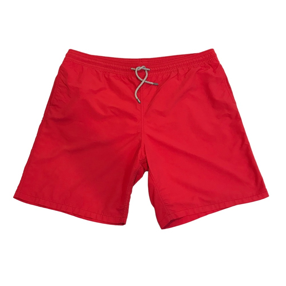 Vilebrequin Men's 36/37" Waist (3XL) Vented Swim Trunk Shorts w/Logo Laces